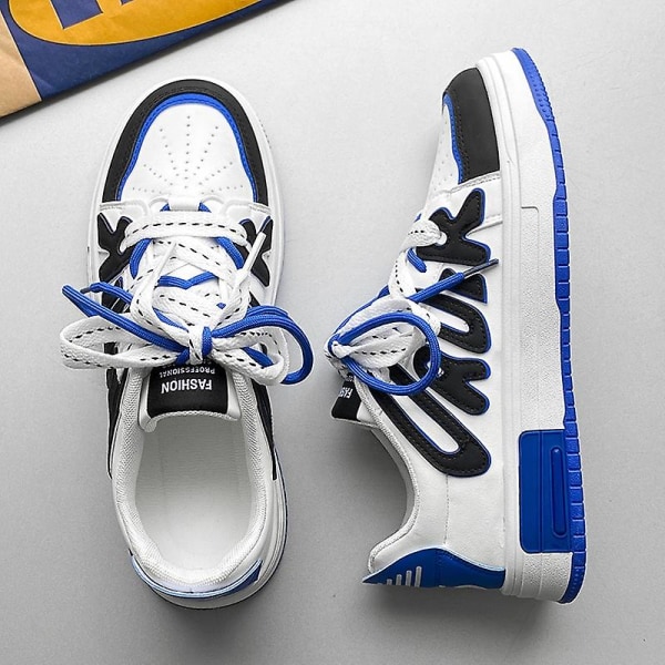 Herrskor Sport Löparskor Mode Sneakers 2C8860-1 Blue 43