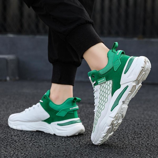 Herr Sport löparskor Andas Mode Sneakers Frn8118 Green 42