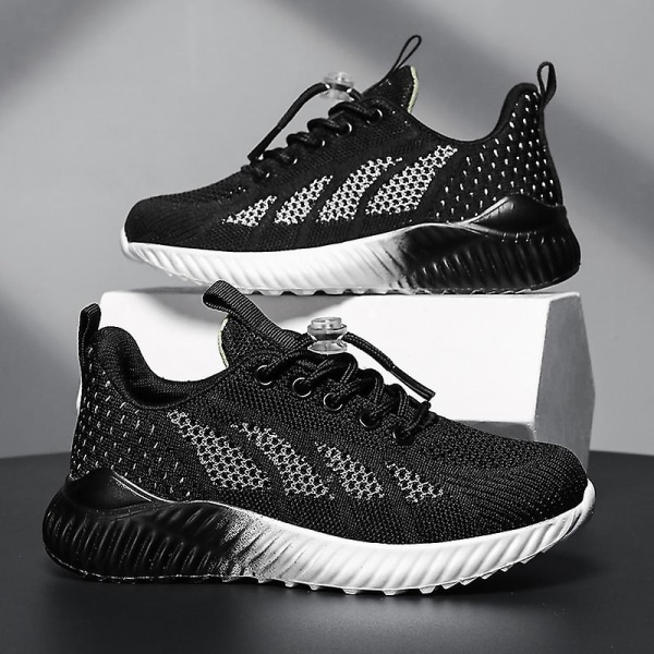 Sneakers för barn Löpartennisskor Lättviktsventilerande Sport Athletic 3Dn270 Black 32
