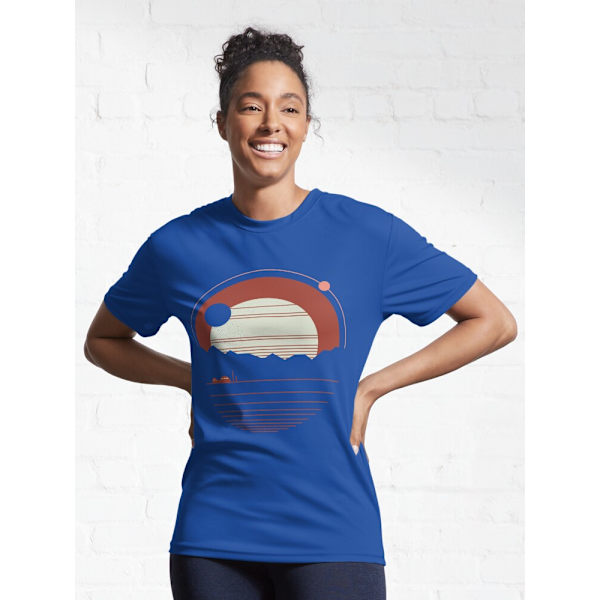 Solitude Active T-shirt Royal Blue 3XL_Front