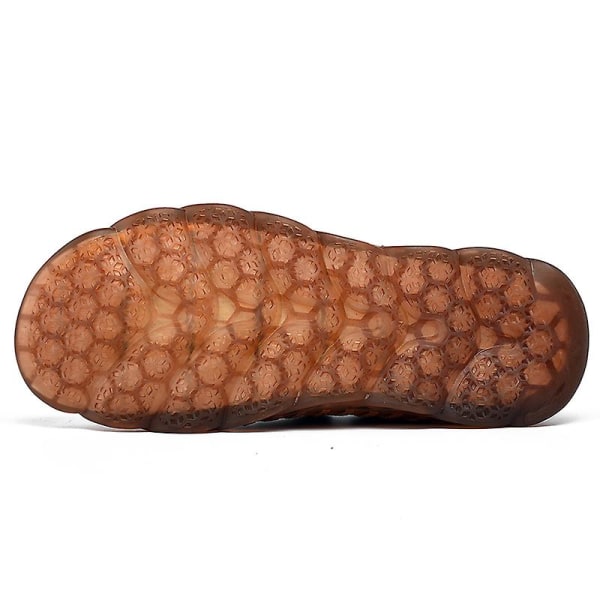 Casual för män Läder Loafers 3038 Brown 42