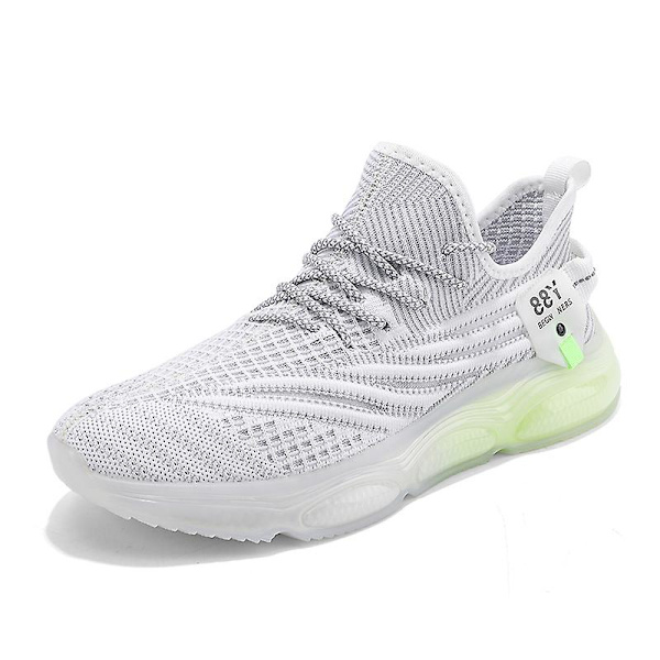 Herr Dam Sneakers Andas löparskor Mode Sportskor Yj751 White 43