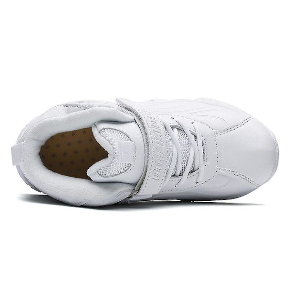 Basketskor för barn Mode Halkfria sneakers Sportskor som andas 3987Em White 39