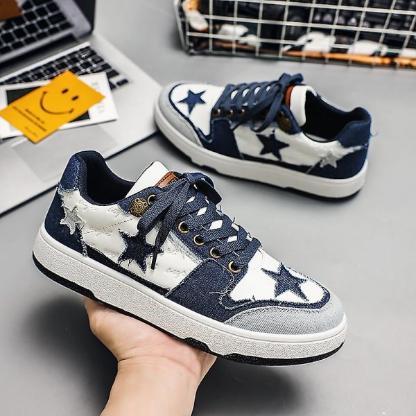 Herrsneakers Andas Skateboarding Skor Dam Löparskor 3Ah032A DarkBlue 42