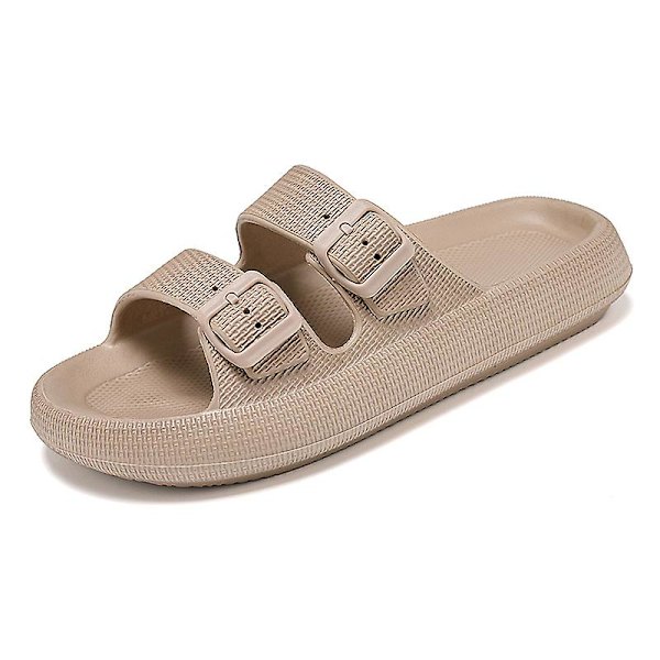 Herrsandaler Halkfria strandskor Modetofflor Fr2885 Khaki 41