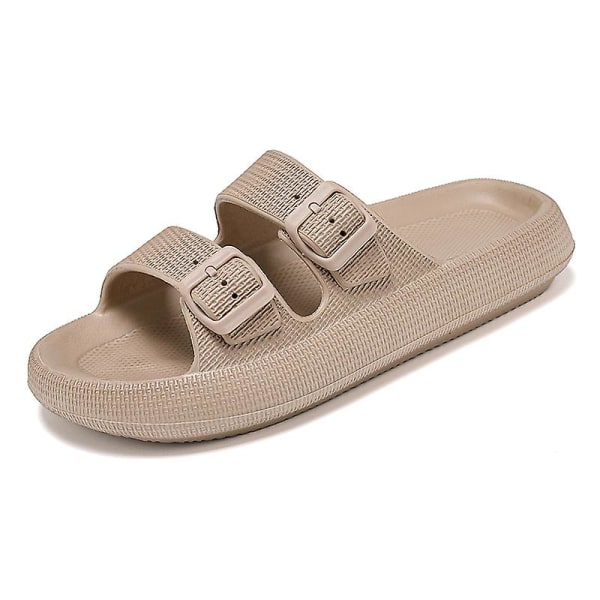 Herrsandaler Halkfria strandskor Modetofflor Fr2885 Khaki 45