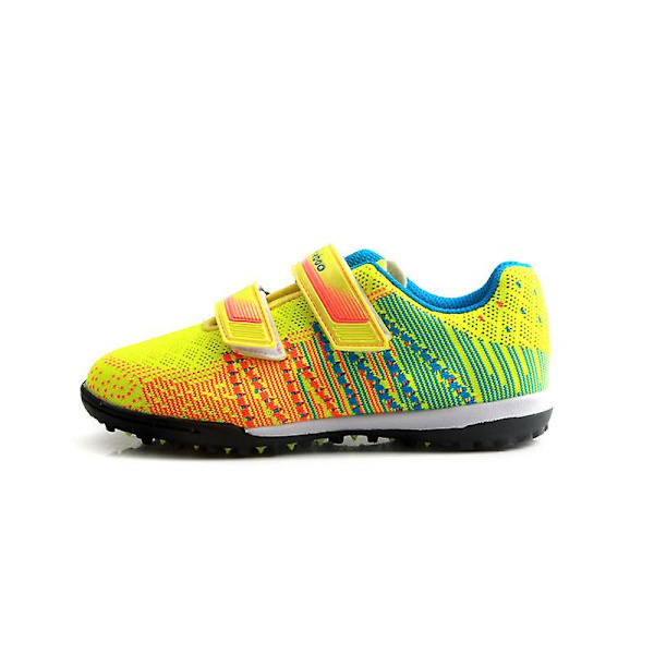 Fotbollsskor för pojkar Spikes Fotbollsskor för ungdomar Stövlar Athletic Sneaker 3Cs77031 Yellow 34