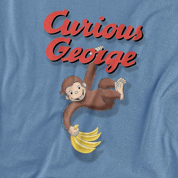 Nyfiken George mäns Hangin Out T-shirt Blå X-Large