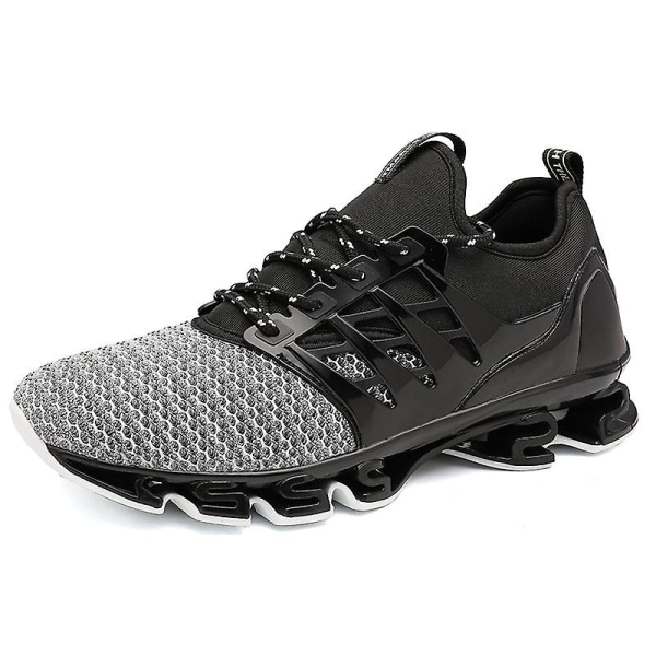 Herrsneakers löptennisskor Lättviktsventilerande Sport Athletic 3D8066 Gray 46