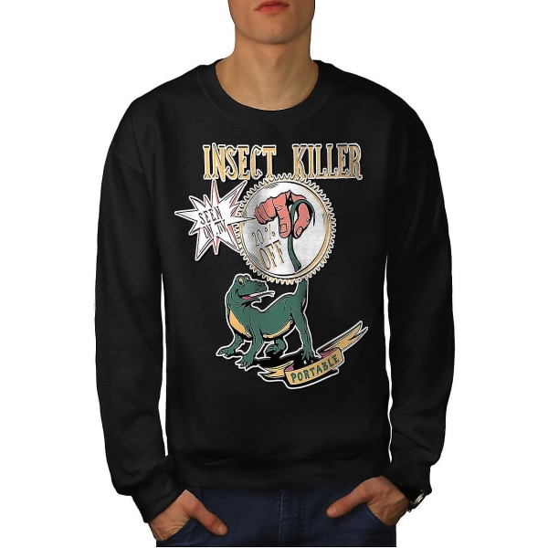 Repellent Tool Joke Men Blacksweatshirt | Wellcoda XL