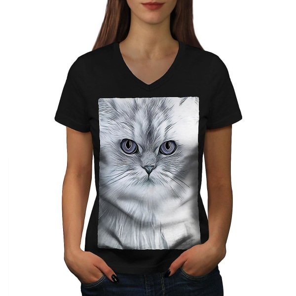 Cat Photo Animal Women T-shirt XXL