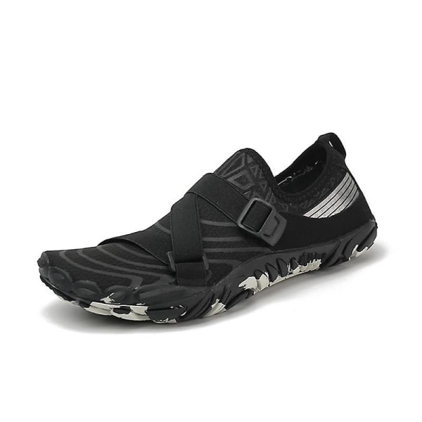 Vattenskor för män Snabbtorkande Sport Aqua Skor 3B1008 Black 37