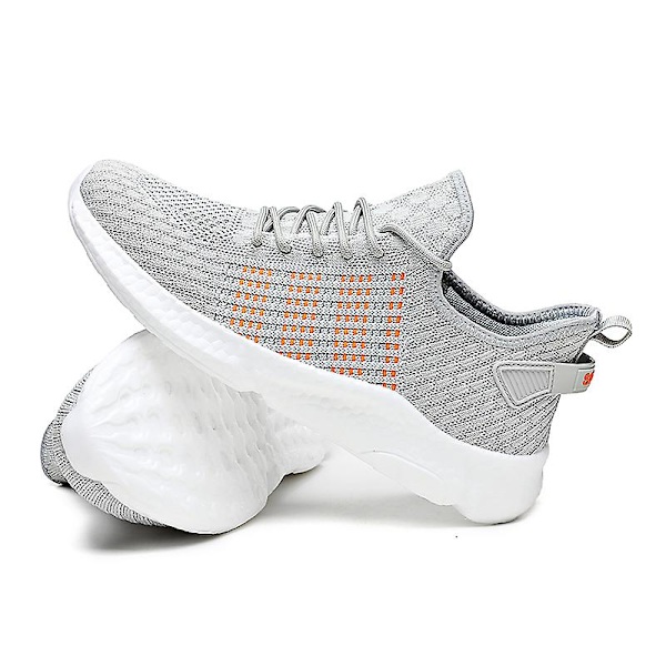 Lätta modesneakers för löpning för män 9067 Gray 41