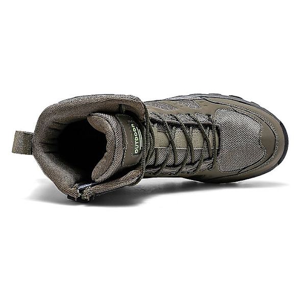 Herr Military Boot Combat Herr Stövlar Tacticalhane Shoes Work Safety Shoes A11 Green 41