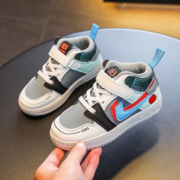 Sneakers för barn Mode Löparskor Flickor Sportskor som andas Yjaj533 Gray 26