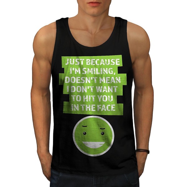 Smile Hit Offensiv Men Blacktank Top S