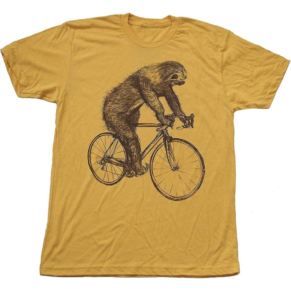 Mörk cykla kläder mäns sengångare på en cykel T-shirt