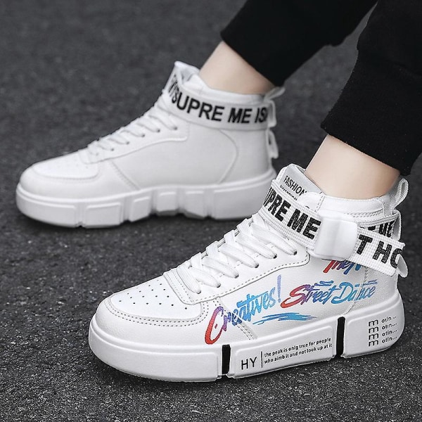 Sneakers för barn Andas Pojkar Flickor Skateboard Skor Löparskor 2Ln8895 White 37