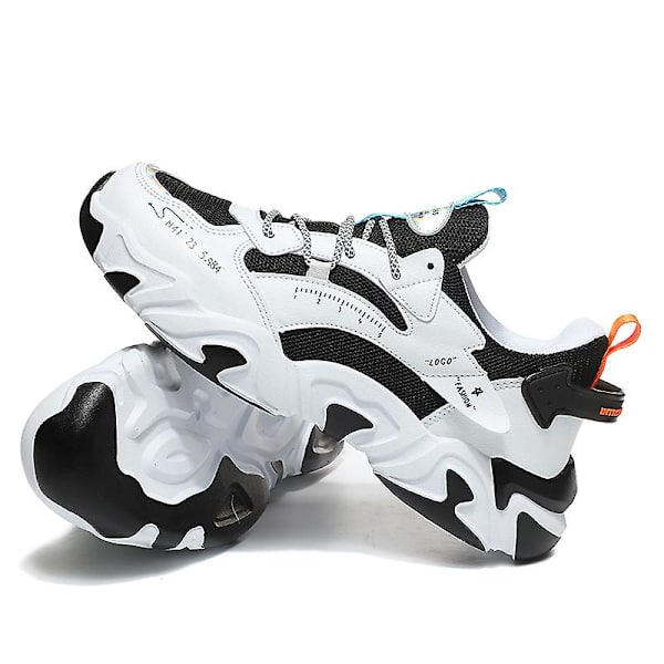 Basketskor för män Andas Sneakers Löparskor 3A6636 WhiteBlack 41