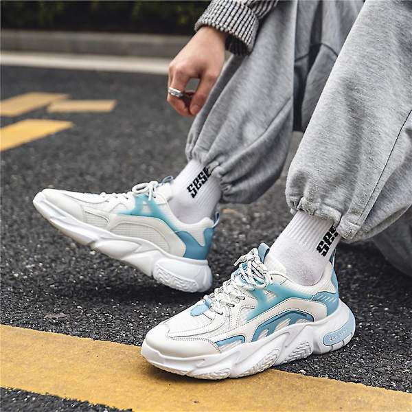 Herrsneakers Andas löparskor Mode Sportskor 3Abk2053 Blue 44