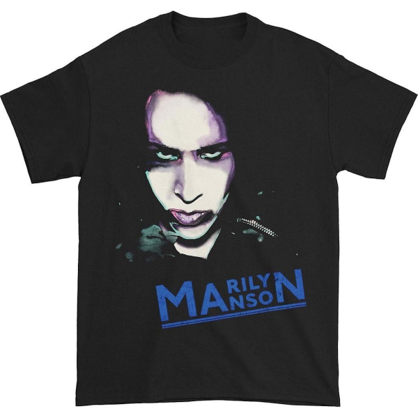 Marilyn Manson T-shirt med övermättad foto L