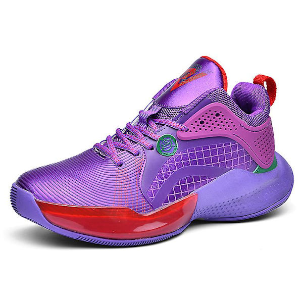 Basketskor för män Andas Sport löparskor Halkfria Sneakers Fr822 Purple 39