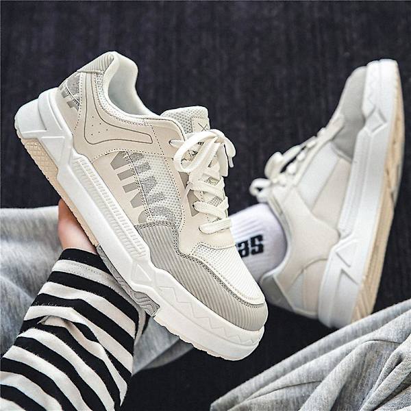 Herrskor Mode Sneakers Löparskor Outdoor Skor 3Cf126 Gray 40