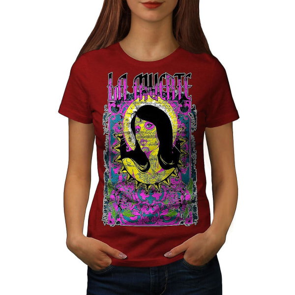 La Muerte Holy Zombie Women Redt-shirt XL