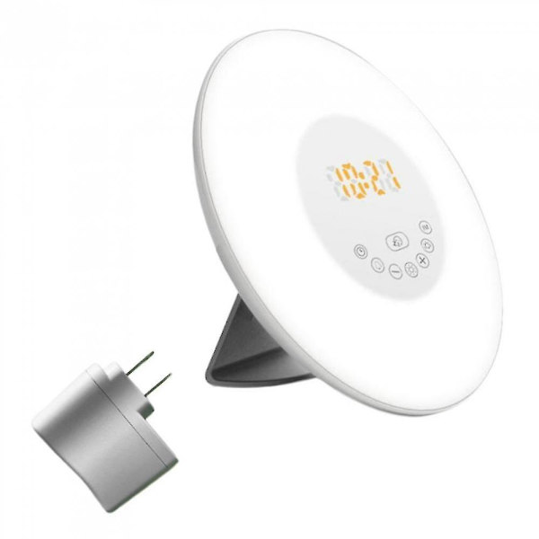 Unik färgglad sovrumsvakna Rgb Led Soluppgång Simulering Väckarklocka ljus
