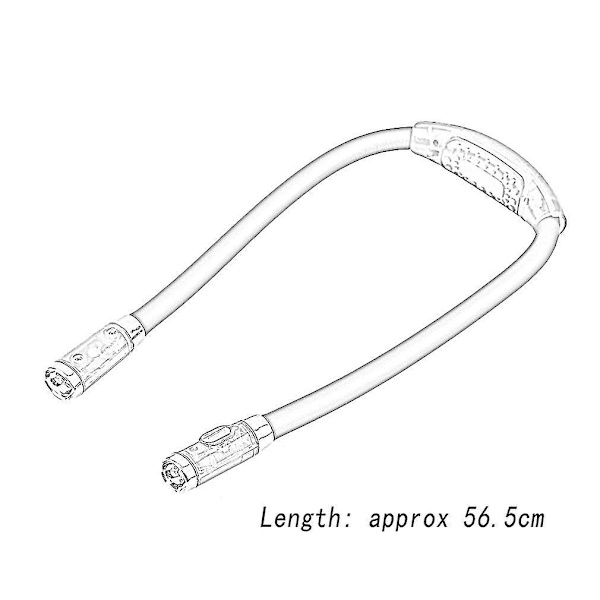 Flexibel Justerbar 4 lägen Led Handsfree Läsbok Natthals Kramljus