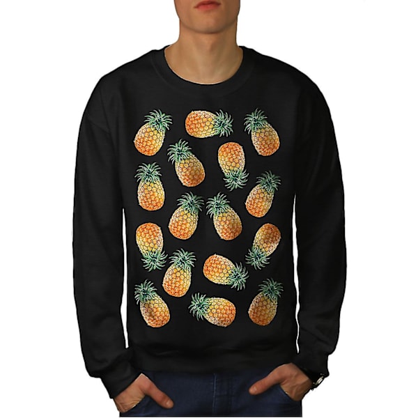 Pinapple Fiesta Men Blacksweatshirt M
