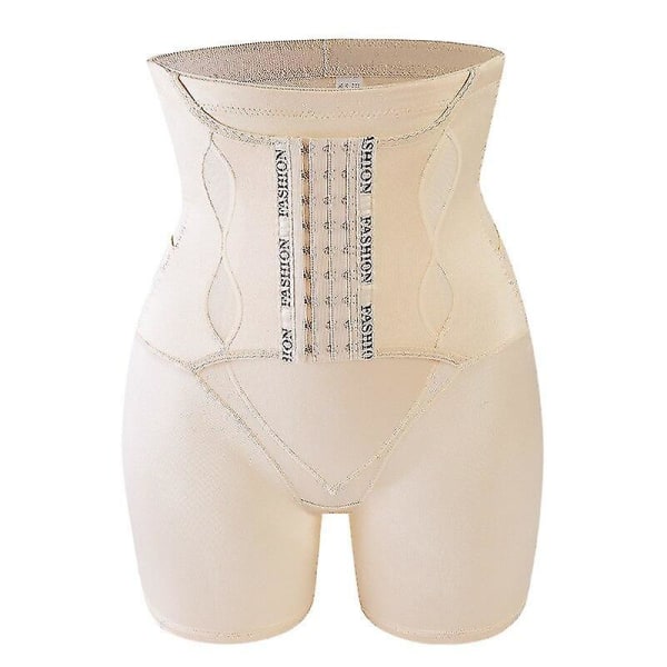 Body Shaper Shorts med hög midja Seamless Shapewear Korta Dam Fast Control Shaper Trosor Midja Nipping Boyshorts, beige XL 60 to 70kg