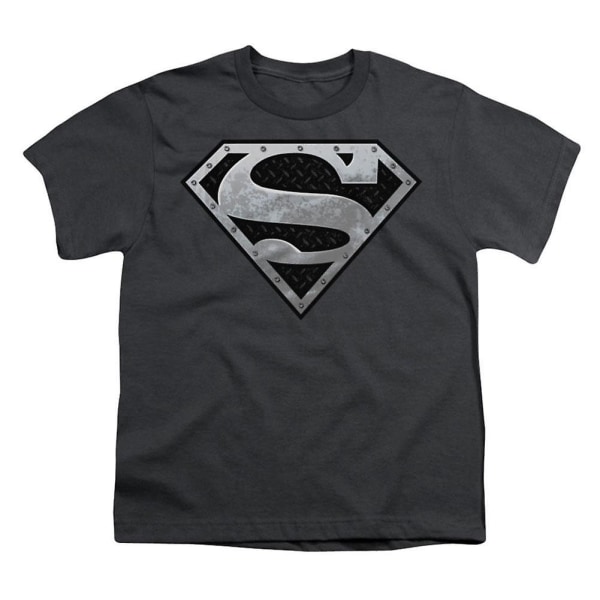 Superman Super Metallic Shield Youth T-shirt S