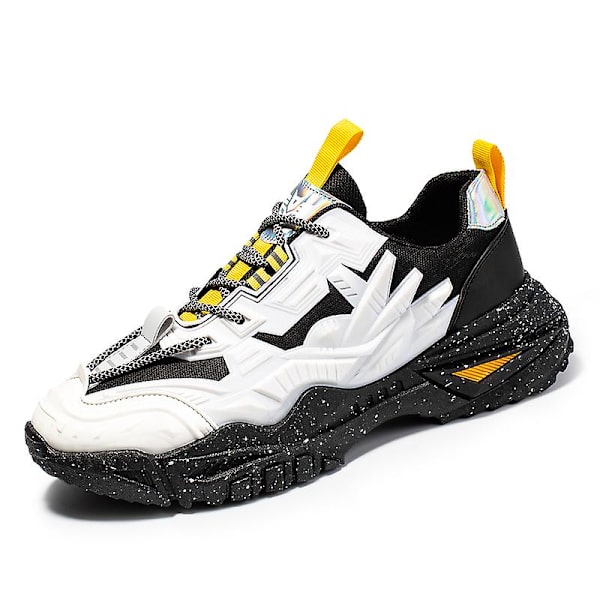Basketskor för män Sneakers Sportskor som andas Y09 White 43