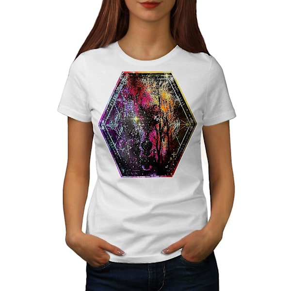 Mystic Silhouette Whitet-shirt för kvinnor M