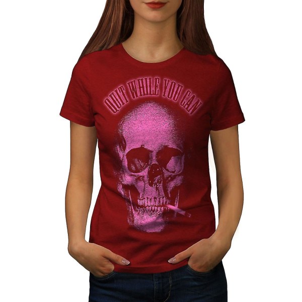 Sluta röka Död Kvinnor Röd-skjorta XL
