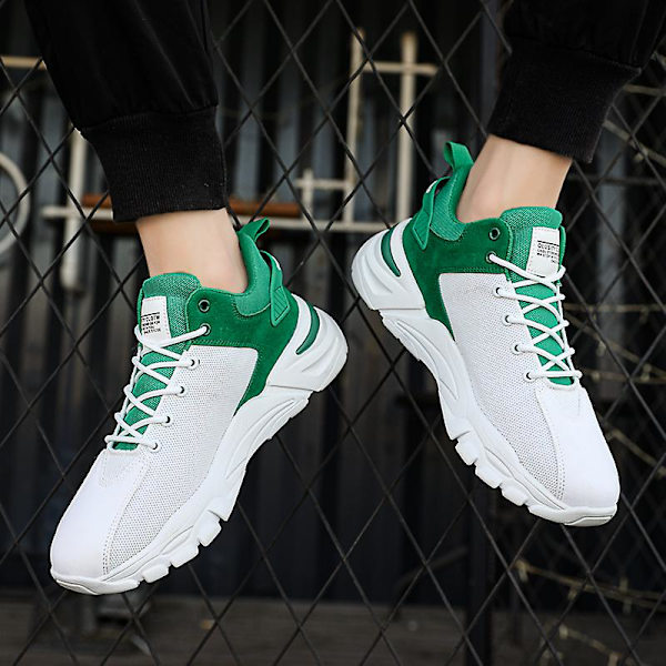 Herr Sport löparskor Andas Mode Sneakers Frn8118 Green 41