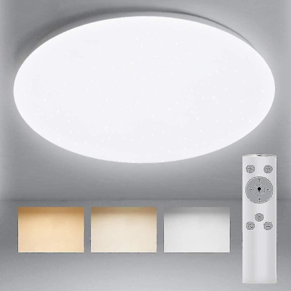 Lampor Taklampa 18W 1600 Lumens badrumslampor Tak W Ekvivalent CCT Dimbar