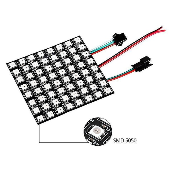 Matrix Colorful Led Pixel Module Light (8*8)