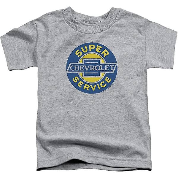 Chevy Chevy Super Service Little Boys Shirt Athletic Heather Sm (2t) L