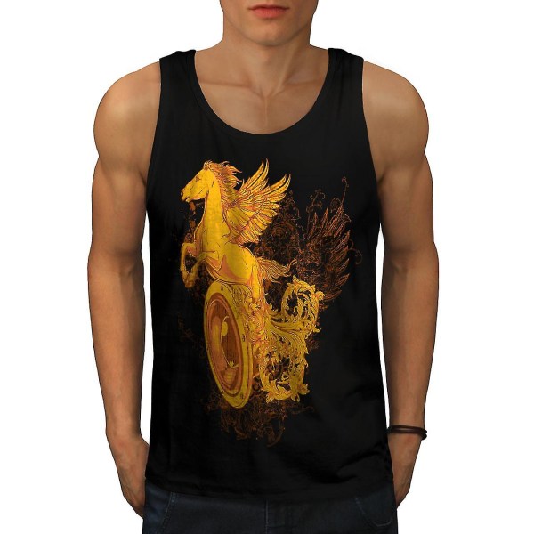 Pegasus Freedom Art Men Blacktank Top M