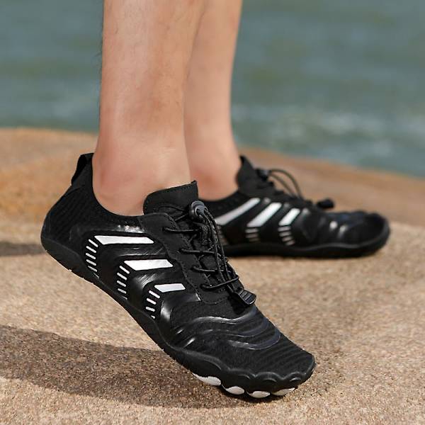 Vattenskor för män Snabbtorkande Sport Aqua Skor 3Ba816 Black 40