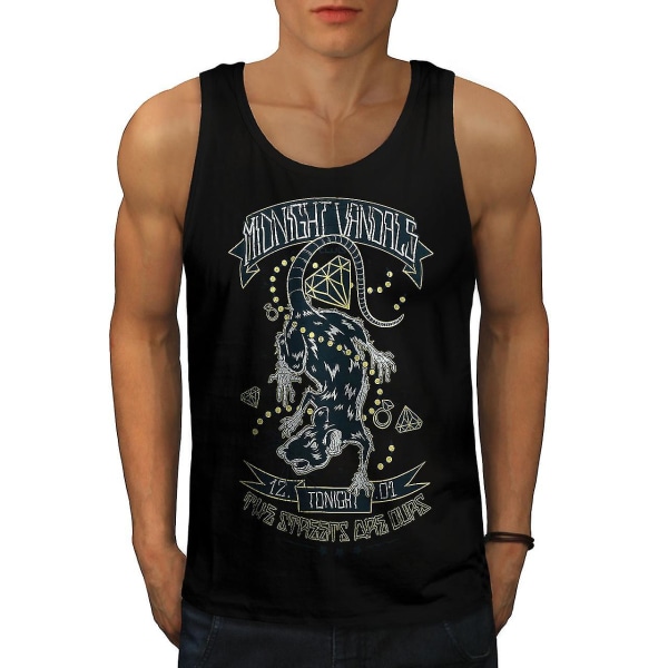 Monday Vandals Men Blacktank Top S