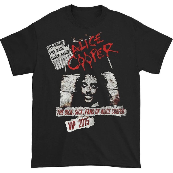 Alice Cooper Bra, dåliga, fula t-shirtkläder L