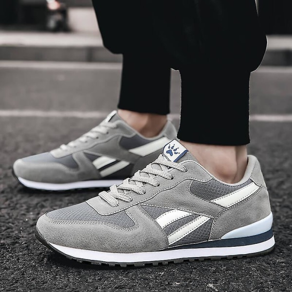 Herr Dam Sneakers Andas löparskor Mode Sportskor Yj8003 Gray 38