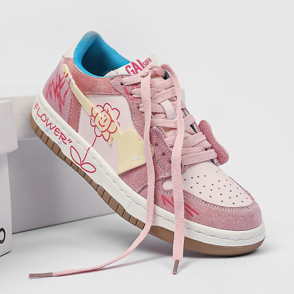 Dam Sneakers Andas Dam Skateboard Skor Löparskor Lt56 Pink 41