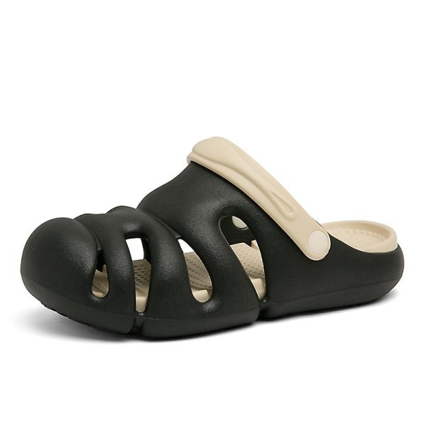 Strandtofflor för män Modesandaler Utomhus Halkfria inomhusskor 3B7949 Black 42-43