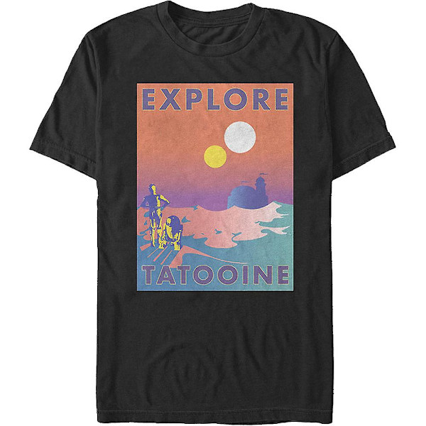 Utforska Tatooine Star Wars T-shirt M