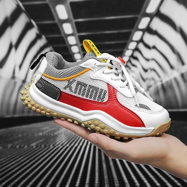 Sneakers för barn Mode Casual Pojkar Flickor Löparskor Fr668 Red 31