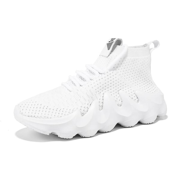 Sneakers för män Halkfria Coconut Skor Löparskor L450 White 39